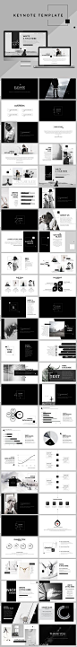 #LOGO设计#
分享一组黑白灰的版式设计，实用