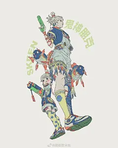 充满神秘玄幻的鬼魅朋克
.
人物插画、概念设计师
.
ZeenChin ​​​​
