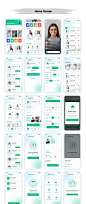 app ui界面设计问诊在线医疗医疗预约UI设计