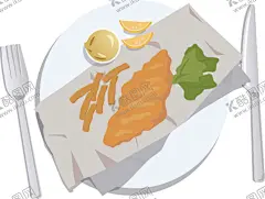 美食 【酷图网】美食,餐饮,食物,盘中餐,AI设计素材,AI矢量图