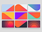 Musixmatch brand visual  blocks + patterns