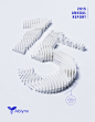 3D printed infographics on Behance