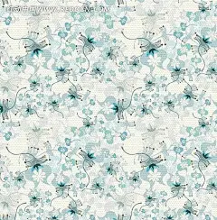 枝叶花草图案eps|背景素材|底纹|花草|矢量素材|枝叶|简单背景背景素材|插画背景背景素材|晶莹闪亮背景背景素材|银行背景素材背景