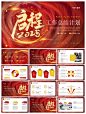 创意大气2025年新年蛇年工作总结PPT模板
