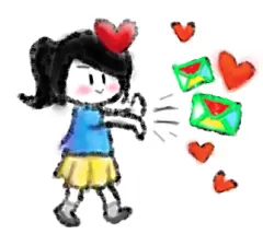 重庆大学五彩石志愿者协会表情包 推心 by庹美至