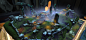 RuneScape Chronicle Morytania, Lewis Labram : A landscape inspired by the Morytania area. 

https://www.rschronicle.com/

We were attempting to give a contrast to the other zones that currently were in the game by being dark in this environment, this also