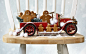 General 2560x1600 New Year snow gingerbread chair cookies old car