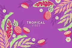 夏季背景 【酷图网】插画,素材,元素,卡通,手绘,插图,矢量,图片,ai,背景,海报背景,海报,展板素材,横幅素材,清新,夏日,夏季,夏天,盛夏,初夏,夏天促销,夏季素材,夏天素材,夏季元素,夏天元素,夏天插画,夏季插画,夏天海报,夏季海报,你好夏天,你好夏天背景,夏季促销,紫色,粉色,菠萝,凤梨,柠檬,绿叶,叶子