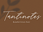 Tantinotes Font | dafont.com