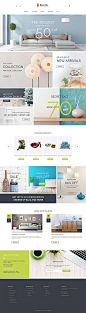 Template 62090 - Decorta Furniture  Responsive Magento  Theme