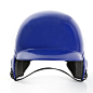 棒球头盔打击头盔双耳棒球头盔 戴面具防护罩护三色款
