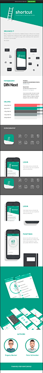 shortcut - university app concept on App Design Served