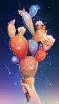 Constellation cactus. by longestdistance