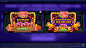 game ui graphics Icon ILLUSTRATION  Layout mobile game Popup Slots UI