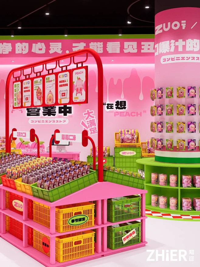 快闪店 ️超级便利店｜多巴胺IP创意商店-花瓣网