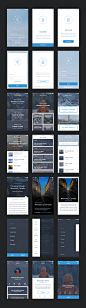 Travel UI Kit (Freebie) : Second UI Kit - part of the Ultimate UI Kit crafted in Five agency. Designed for brands and designers, aim of the kit is to speed up your work process and help you achieve the more professional and pixel-perfect look.