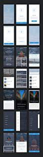 Travel UI Kit (Freebie) on Behance