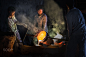 Pouring molten metal to casting Buddha statue by Preeda Prakotmak on 500px