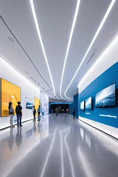 科技创享现代科技展厅摄影图