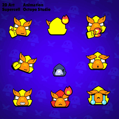 Brawl Stars 2d anima...