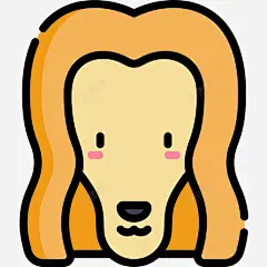 阿富汗猎犬犬6只线形颜色图标高清素材 网页 设计图片 页面网页 平面电商 创意素材 png素材