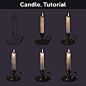 Candle. Tutorial by Anastasia-berry.deviantart.com on @DeviantArt