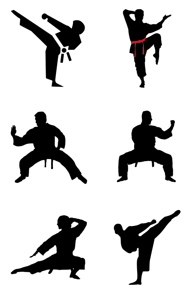 武术剪纸动画动作