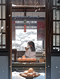 古风插画|我慢慢的听 雪落下的声音