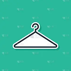 挂衣架,分离着色,衣柜,绿色,青绿色,图标,商务,外套,设备用品,品牌名称