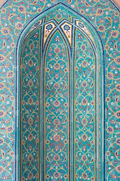 清真寺,阿曼,瓷砖,大马斯喀特,镶嵌图案,绿松石,垂直画幅,灵性,艺术