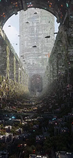 科幻 插画 手机壁纸