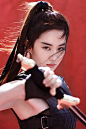 刘亦菲成为迪士尼真人电影《花木兰》的女主，在桃林中化身女侠客，一招一式有模有样，演绎不一样的魅力，期待ing!