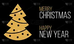 新年前夕,黑色,华丽的,请柬,事件,贺卡,圣诞卡,简单,问候