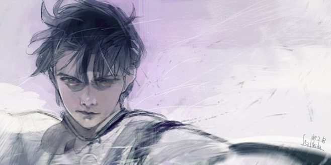 东京喰种漫画作者石田翠今天画的羽生结弦西瓜大手气