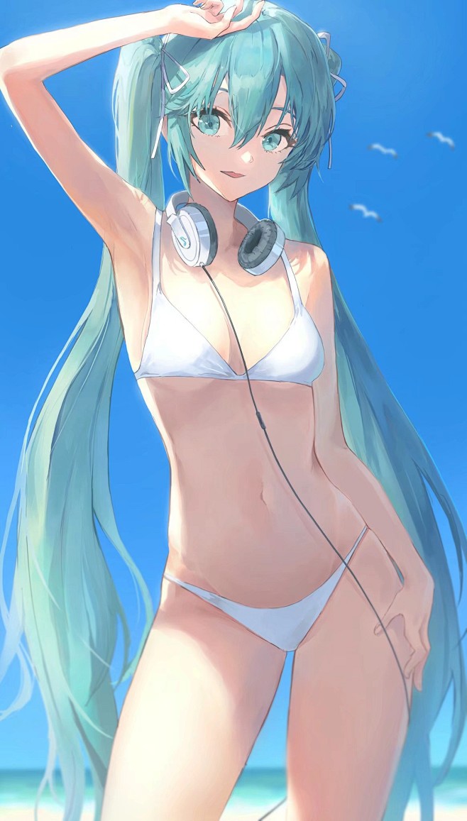 #miku#二次元，动漫，美少女，萌妹子...