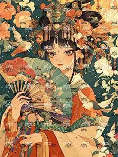 AI版权图古风女2436