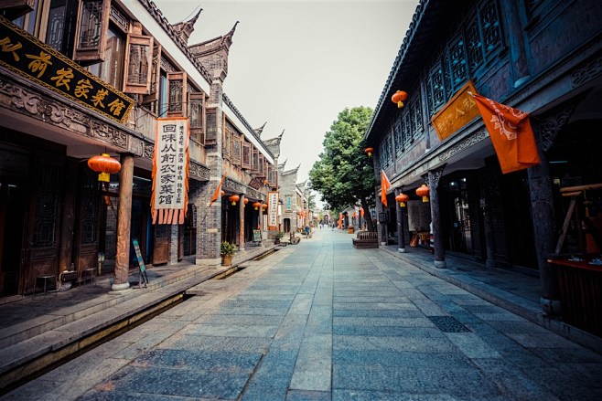 古城台儿庄街景