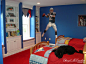 New England Patriots themed boys room
#室内效果图##软装设计##装修##装修效果图##室内设计#