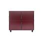 Contemporary Nocturne Cabinet in Oxblood, with Blackened Steel Hardware | From a unique collection of antique and modern cabinets at <a class="text-meta meta-link" rel="nofollow" href="https://www.1stdibs.com/furniture/storage-
