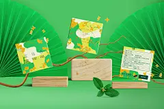 清新插画花茶果茶包装设计-古田路9号-品牌创意/版权保护平台