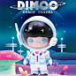 popmart泡泡玛特盲盒一套 全套Dimoo太空旅行宇航员喵星人男手办-淘宝网