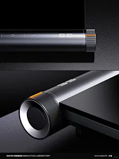 This may contain: an electronic device is shown in two different angles, including the front and side view