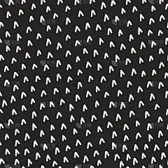 复古的几何线形状无缝模式。抽象的混杂纹理。黑色和白色分散的形状