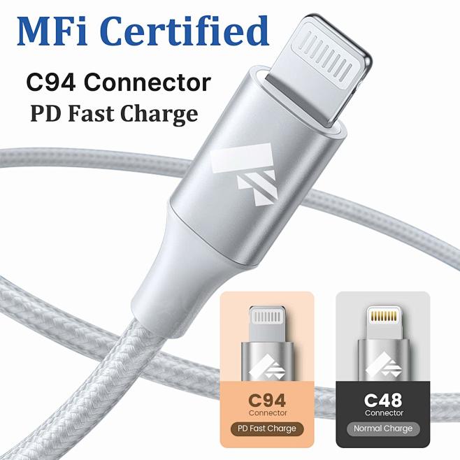 Amazon.com：USB C 转闪电...