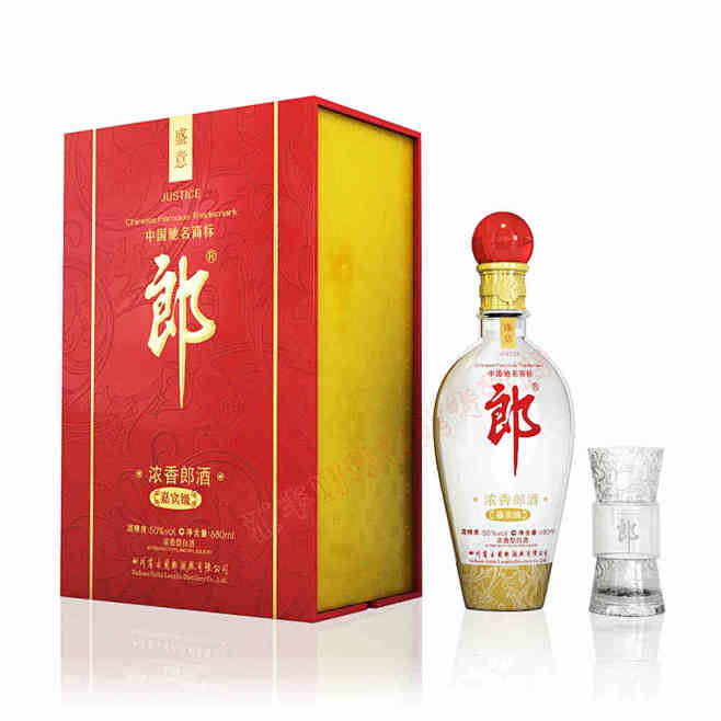 白酒郎酒嘉宾级50度浓香型白酒680ml高档礼盒装tmallcom天猫