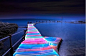 斯图尔特岛的彩虹桥光绘摄影，据说走过的人都能梦想成真。