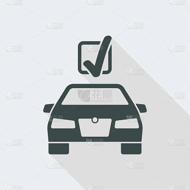 Check car concept icon素材-花瓣网