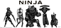 Ninja design, Evan Lee : Ninja design by Evan Lee on ArtStation.