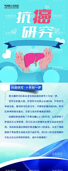 肺癌简介展架海报  - 源文件下载【酷图网】肺癌简介,展架海报,肺癌,简介,展架,海报,
