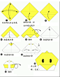 折纸；幼儿手工；学习；动物；图解；3-6岁